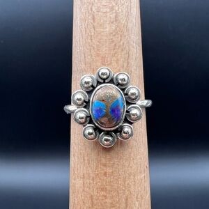 Sterling Silver Purple Mojave Turquoise Ring